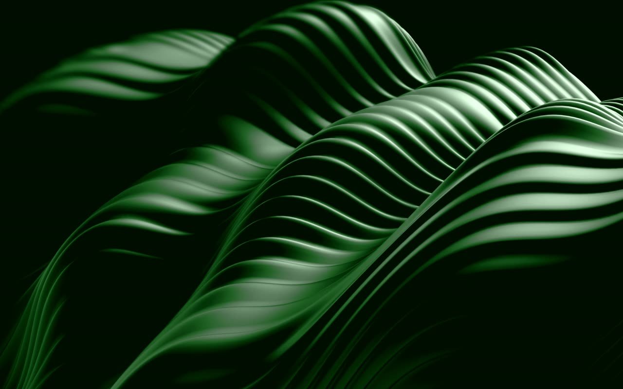 Visual abstrato de ondas representando o fluxo de sinais do Media Tracker 360°